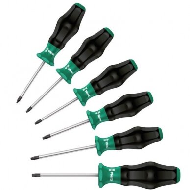 Atsuktuvų rinkinys torx 6vnt. WERA