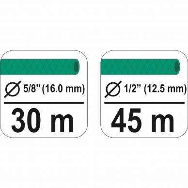 Būgnas laistymo žarnai ant ratukų 45m. 1