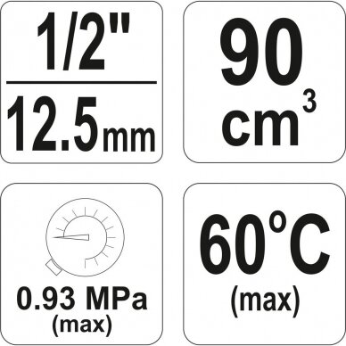 Drėgmės filtras su reguliatoriumi ir manometru 1/2" 1