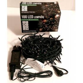 Girlianda 100LED 8 funkcijos Balta 1