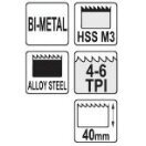 Gręžimo karūna bi-metall M3 29-140mm 1