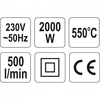 Kaitinimo fenas/orapūtė 2000W 4