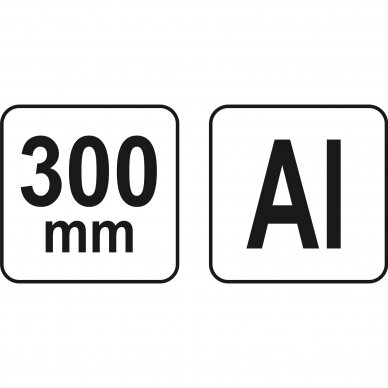 Kampainis su baze aliuminis 300mm 1