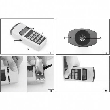 Lazerinis atstumo matuoklis 0.91-15m 1