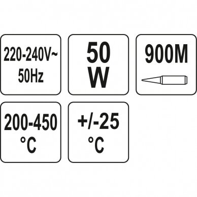 Lituoklis 50W 900mm antgalis 1