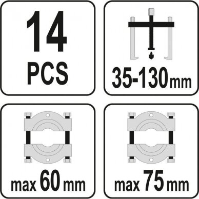 Nuimtuvas guoliams + tiltas ir kojelės 14vnt. 5