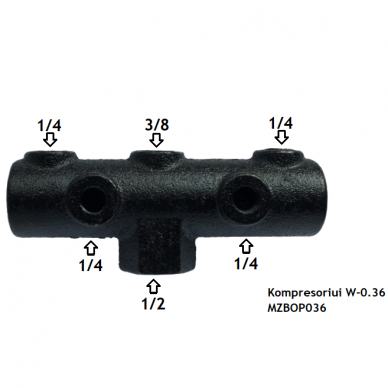 Oro paskirstytojas kompresoriui W-0.36