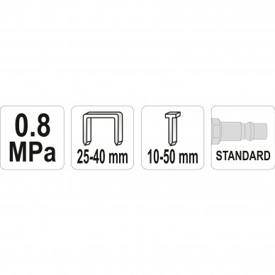 Pneumatinis kabiamūšis / viniamūšis 1/4" 25-40mm/10-50mm 3