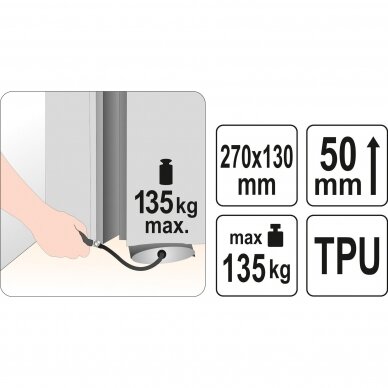 Pripučiama montavimo pagalvė 270x130mm 2