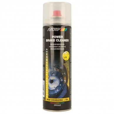 Stabdžių diskų valiklis MOTIP power brake cleaner - nuriebalintojas 500ml