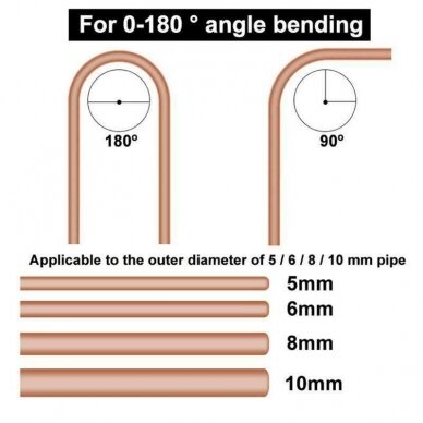 Vamzdelių lankstymo įrankis 5 / 6 / 8 / 10mm 1
